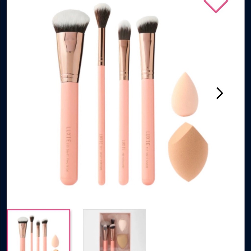 Luxie Radiant set Bronze & Glow Rose Gold Collection